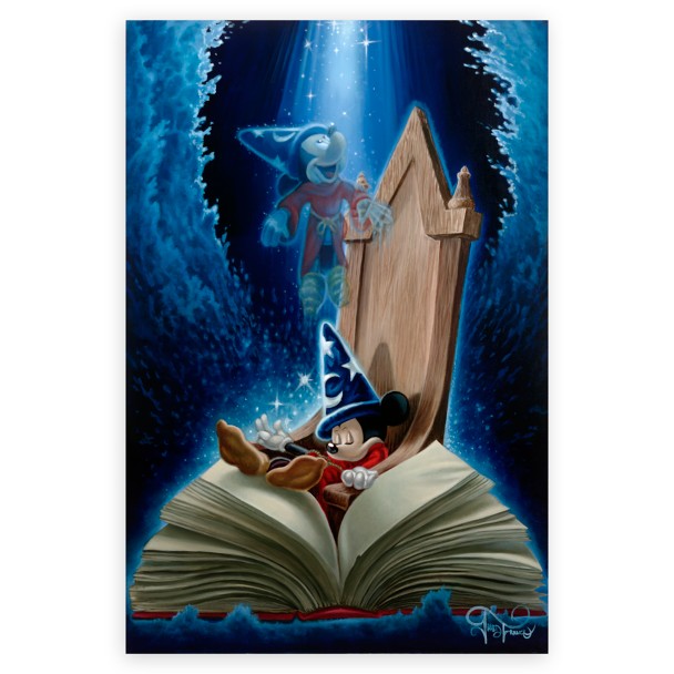 Cuadro en lienzo de Sorcerer Mickey Mouse