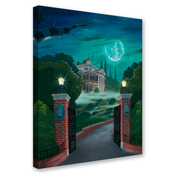 Lámina Giclée firmada Welcome to The Haunted Mansion