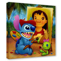 Lilo y Stitch: La Mona Lilo, giclée firmada