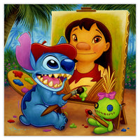 Lilo y Stitch: La Mona Lilo, giclée firmada