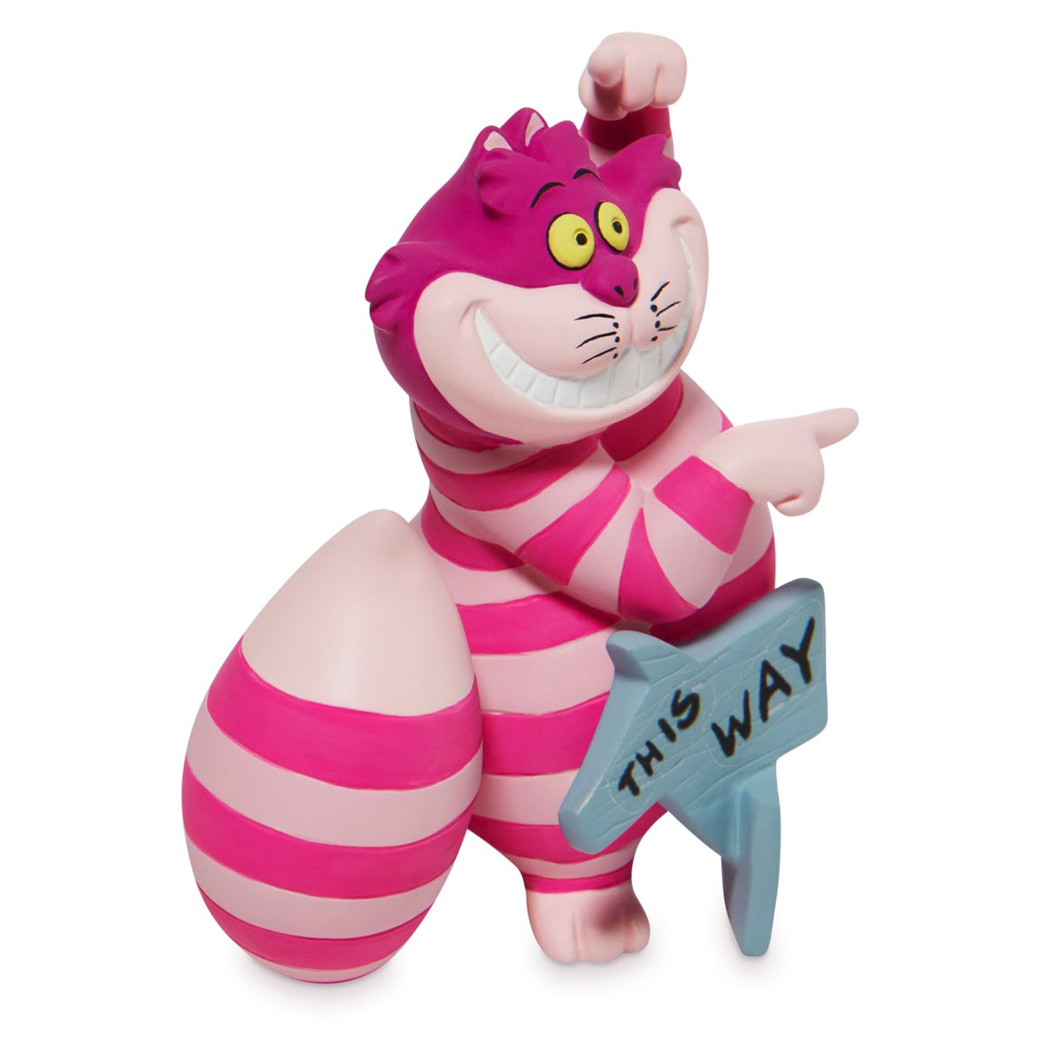 Figura mini Cheshire Cat «Por aquí» – Alice in Wonderland