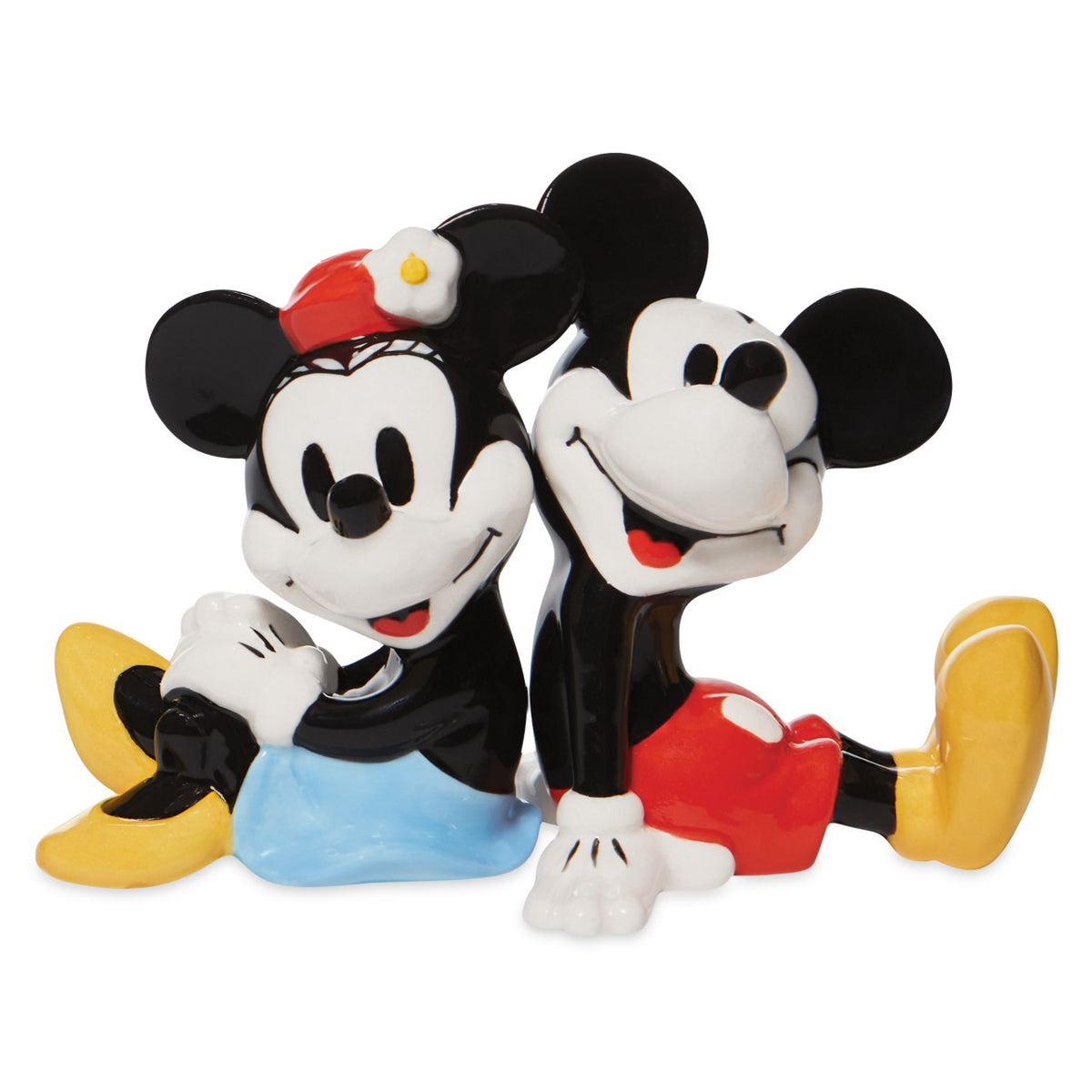 Set de salero y pimentero de Mickey y Minnie Mouse