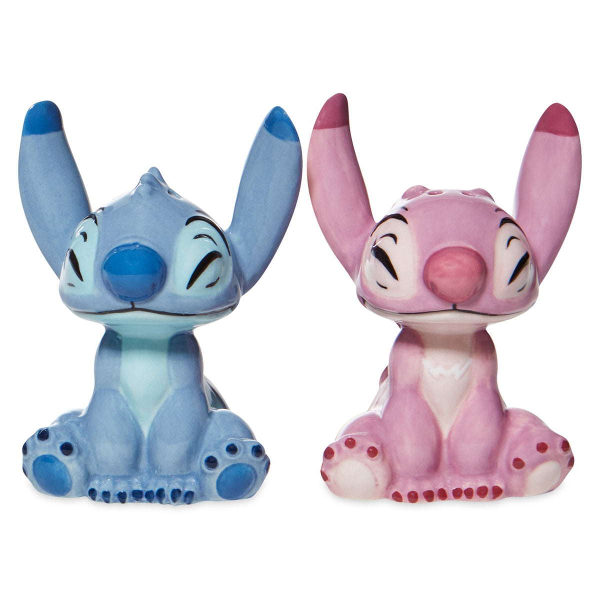 Set de salero y pimentero de Stitch y Angel