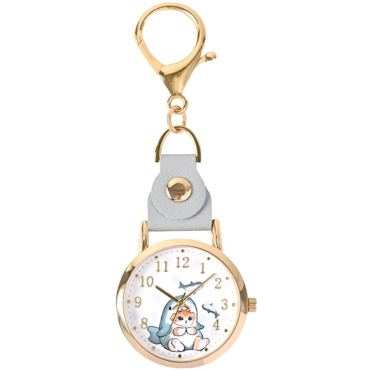 Reloj con llavero Mofusand: gato tiburón