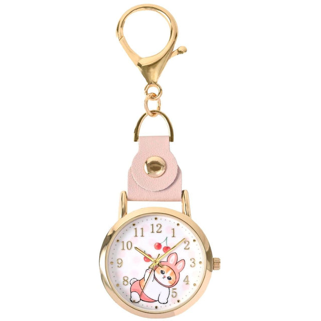 Reloj con llavero mofusand de gatito conejo