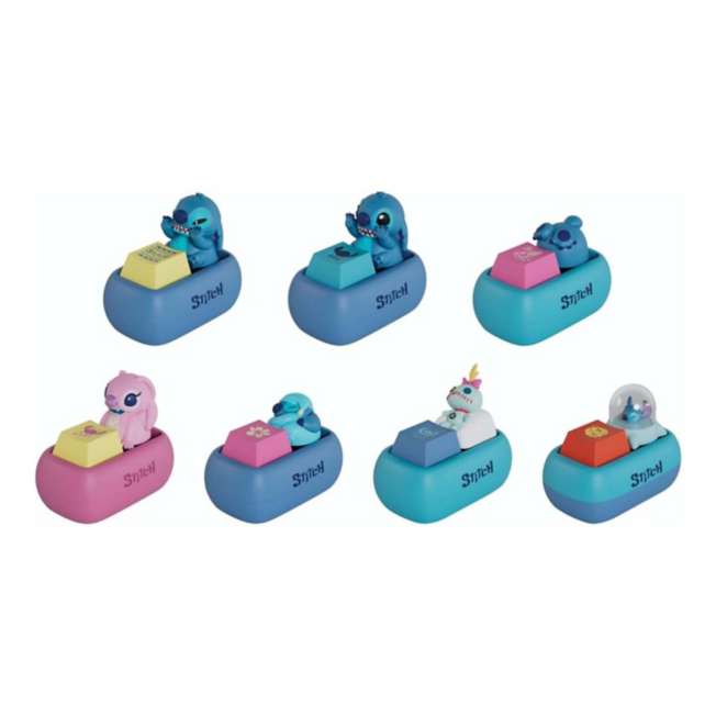 Blind box de teclas para teclado de Stitch (6 unidades)