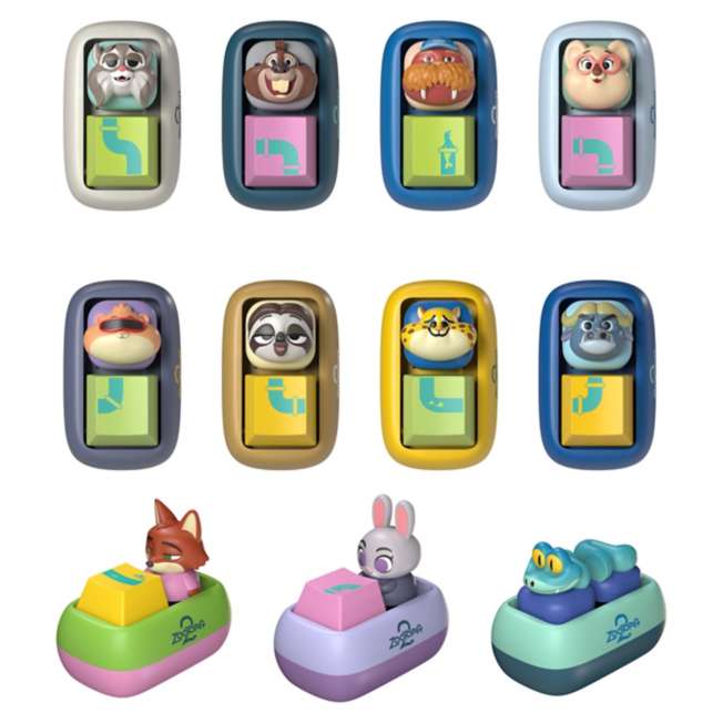 Caja sorpresa de keycaps de Zootopia (10 unidades)