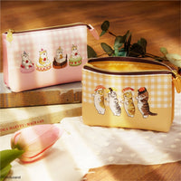 Estuche mini Mofusand de 3 compartimentos (Sushi)