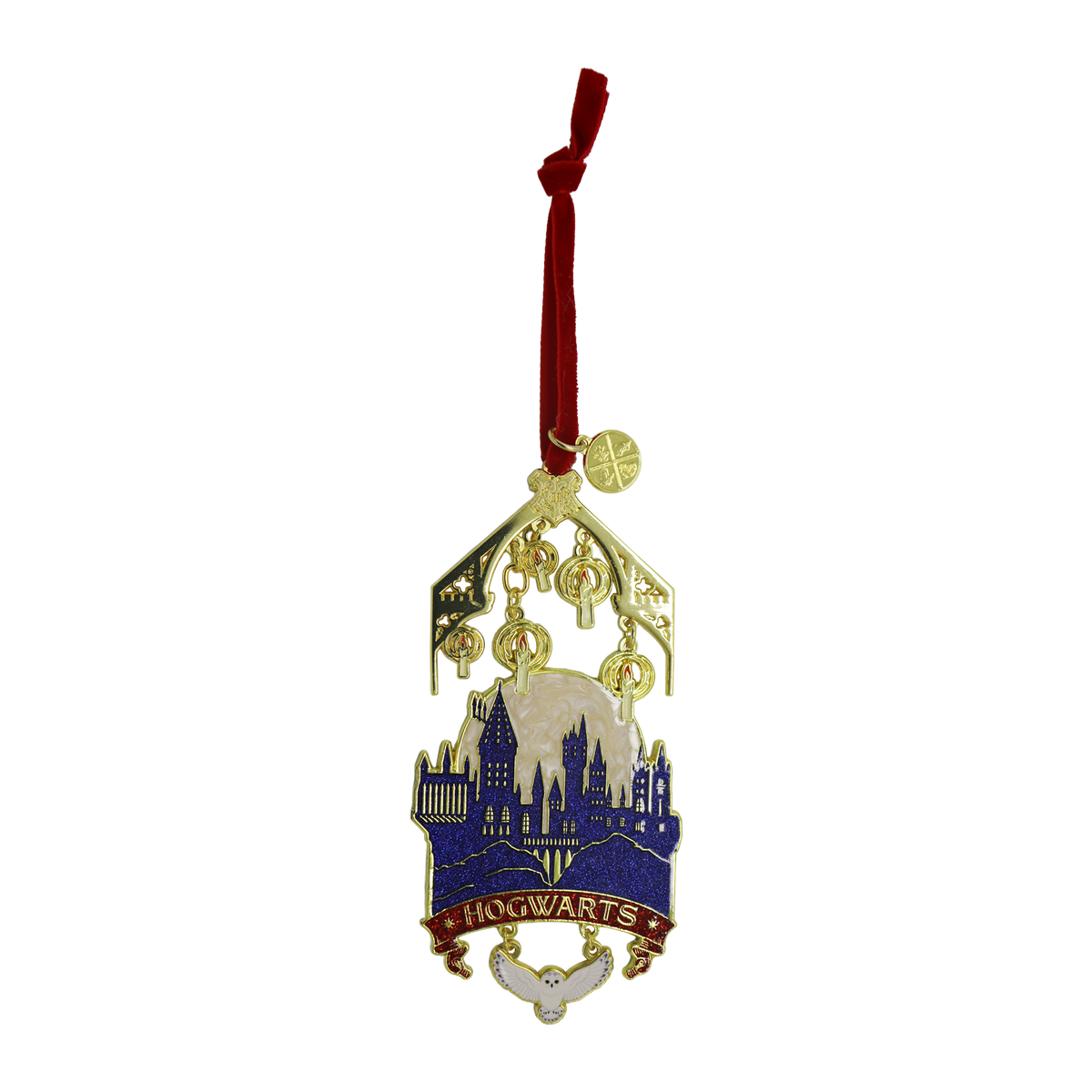 Adorno metálico navideño Hogwarts
