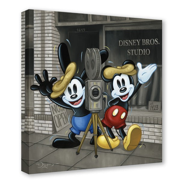 Cuadro Mickey Mouse y Oswald: Bros in Business