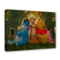 Winnie the Pooh y sus amigos: cuadro en lienzo