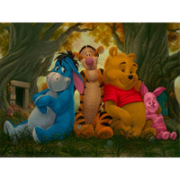 Winnie the Pooh y sus amigos: cuadro en lienzo