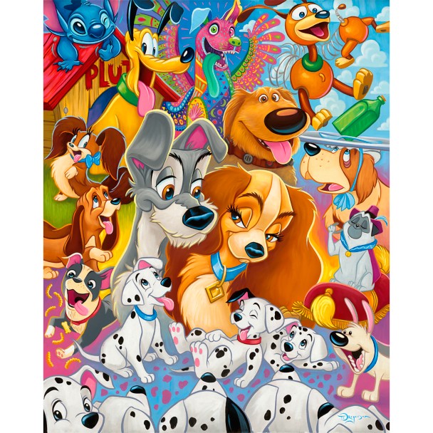 Cuadro Disney Dogs «So Many Disney Dogs»