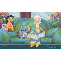 Lilo & Stitch: Obra en lienzo «Actos de bondad»