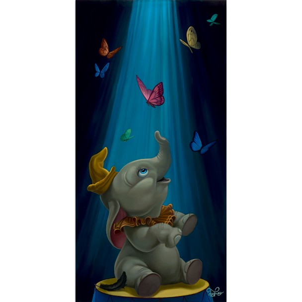 Cuadro en lienzo Dumbo «Dream to Fly»