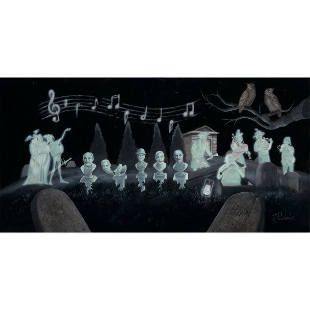 Cuadro en lienzo de The Haunted Mansion, edición limitada