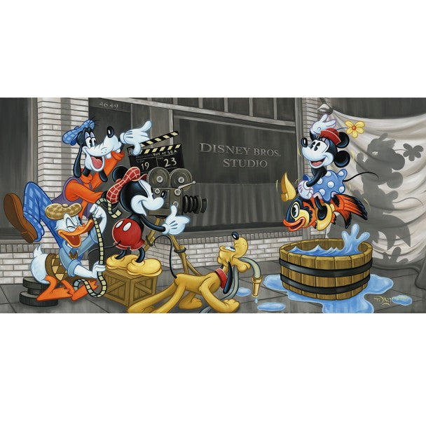 Obra en lienzo de Mickey Mouse and Friends