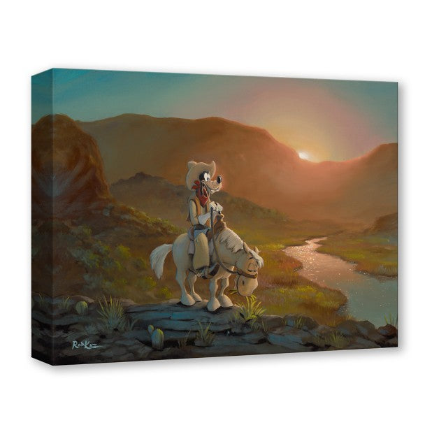 Cuadro de Goofy «On the Range» – 30,48 × 40,64 cm
