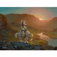 Cuadro de Goofy «On the Range» – 30,48 × 40,64 cm