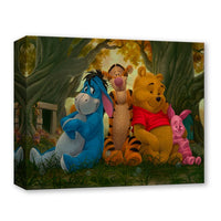 Cuadro en lienzo Winnie the Pooh y sus amigos