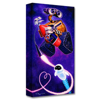 Cuadro en lienzo WALL-E y EVE, de Tim Rogerson
