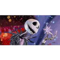 Lienzo firmado Nightmare Before Christmas: White Things in the Air