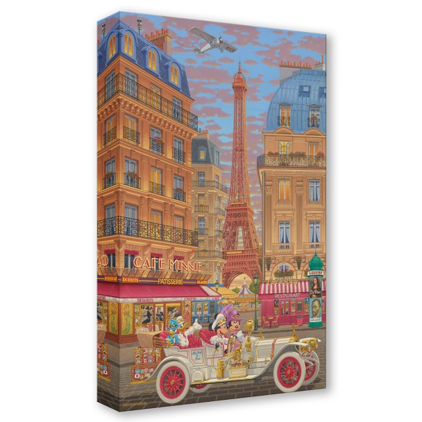 Lienzo edición limitada Mickey Mouse: De Nueva York a París