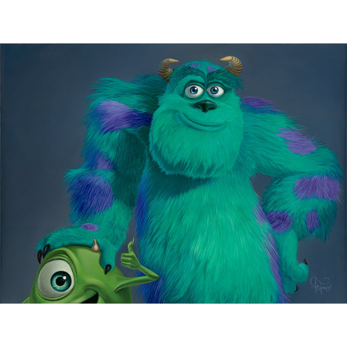 Cuadro de lienzo Mike y Sulley - Monsters, Inc.