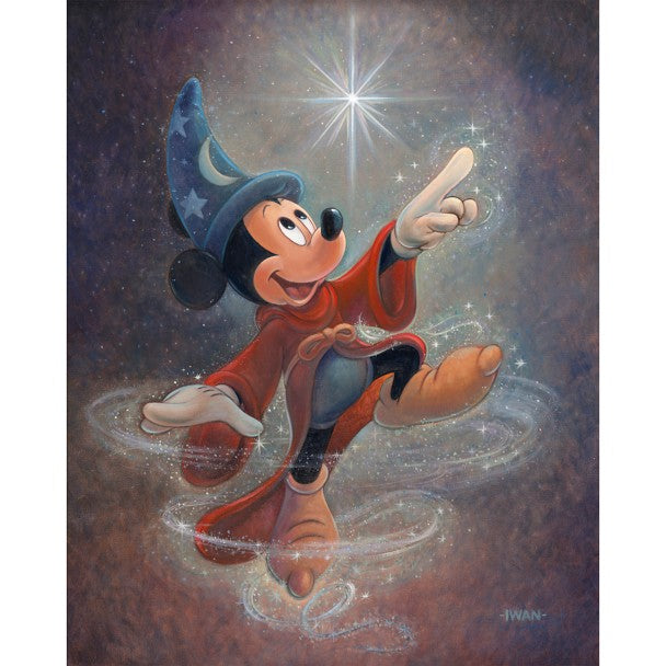 Cuadro en lienzo Mickey aprendiz de brujo – Fantasía