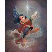 Cuadro en lienzo Mickey aprendiz de brujo – Fantasía