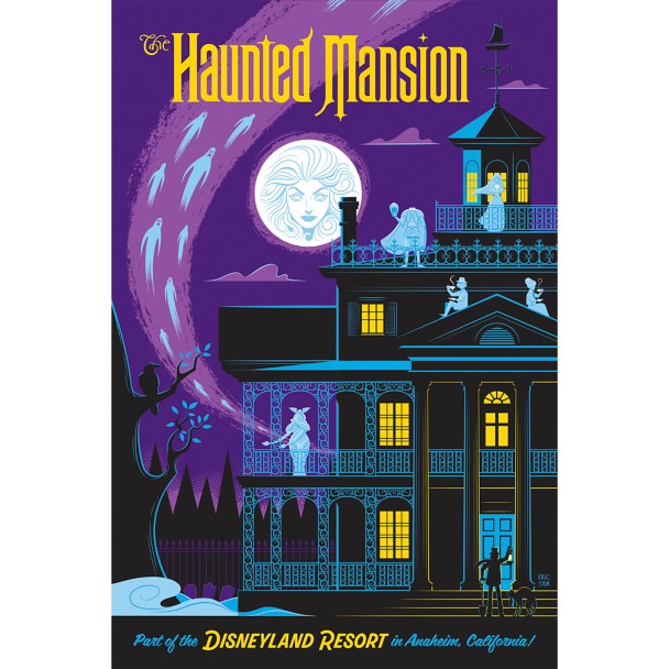 Cuadro en lienzo The Haunted Mansion de Eric Tan