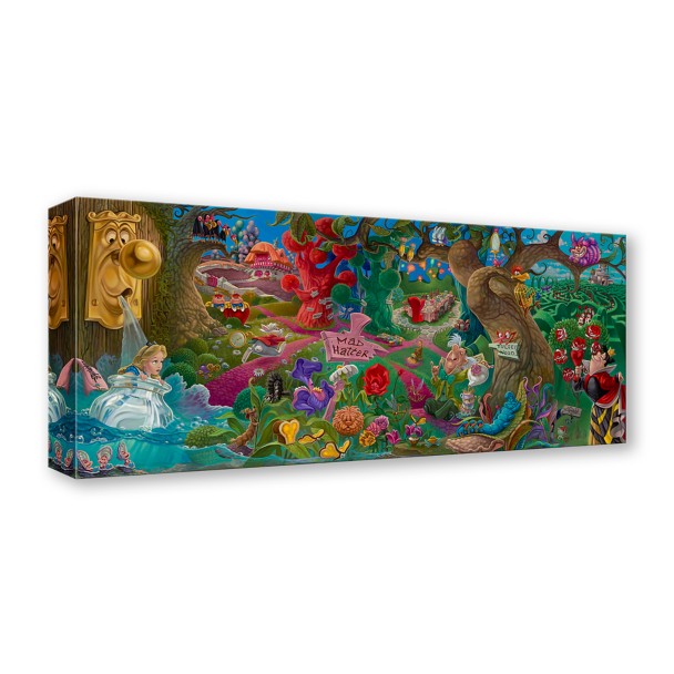 Lienzo en bastidor Wonderland de Alice in Wonderland