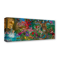 Lienzo en bastidor Wonderland de Alice in Wonderland
