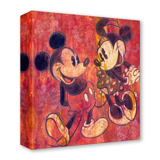 Cuadro en lienzo Mickey y Minnie Mouse: Edición limitada