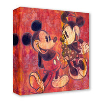 Cuadro en lienzo Mickey y Minnie Mouse: Edición limitada