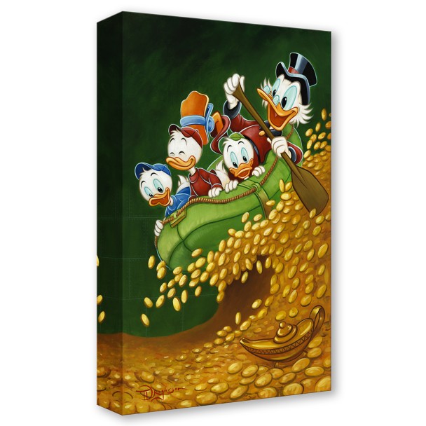 Lienzo en bastidor Scrooge McDuck: Uncle Scrooge's Wild Ride