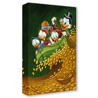 Lienzo en bastidor Scrooge McDuck: Uncle Scrooge's Wild Ride