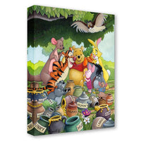Cuadro en lienzo Winnie the Pooh: Encuentro de miel