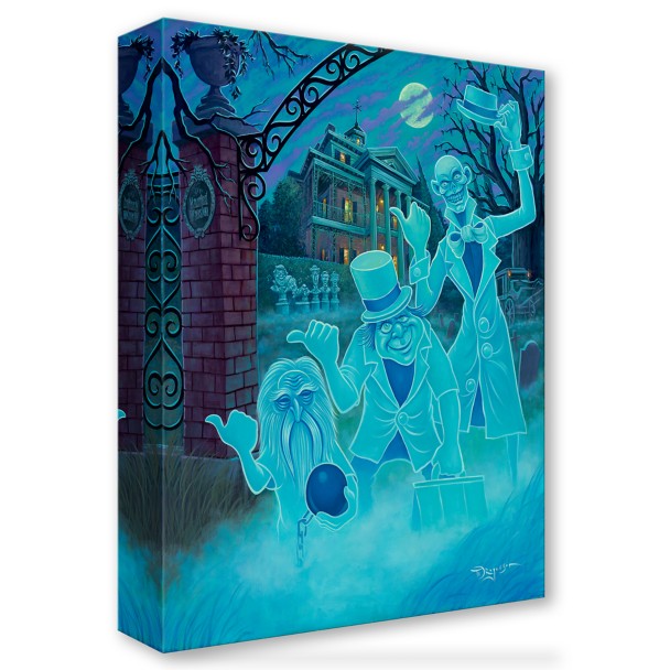 Cuadro en lienzo Hitchhiking Ghosts: Bienvenidos, mortales insensatos
