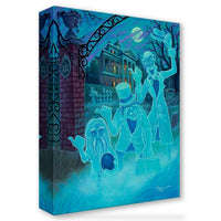 Cuadro en lienzo Hitchhiking Ghosts: Bienvenidos, mortales insensatos