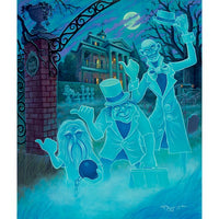 Cuadro en lienzo Hitchhiking Ghosts: Bienvenidos, mortales insensatos