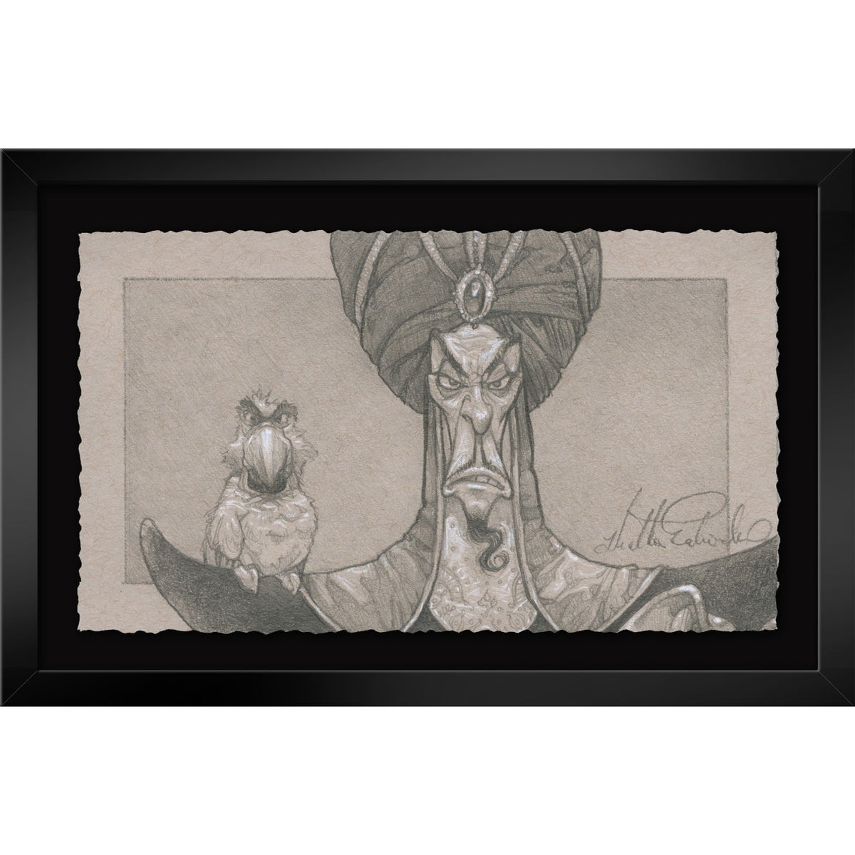 Cuadro enmarcado de Jafar «Try Me» – Aladdin