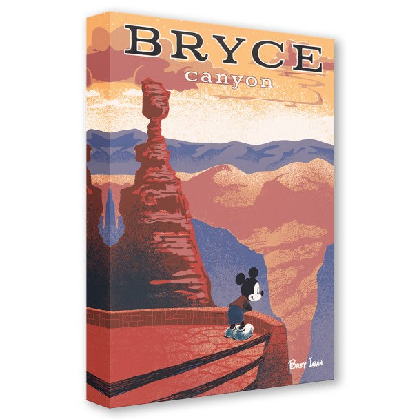 Cuadro en lienzo Mickey Mouse «Bryce Canyon» de Bret Iwan