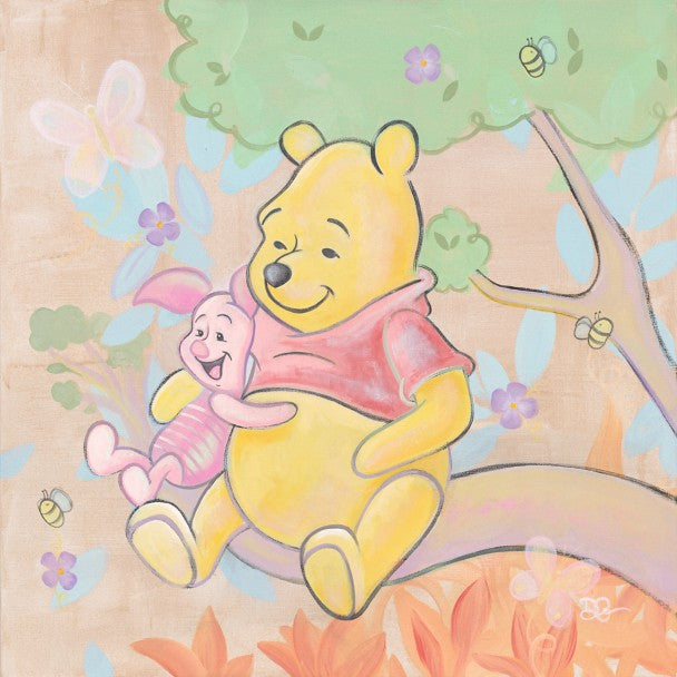 Cuadro en lienzo de Winnie the Pooh y Piglet, edición limitada