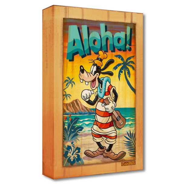 Cuadro en lienzo Goofy «A Goofy Aloha»