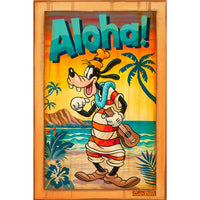 Cuadro en lienzo Goofy «A Goofy Aloha»