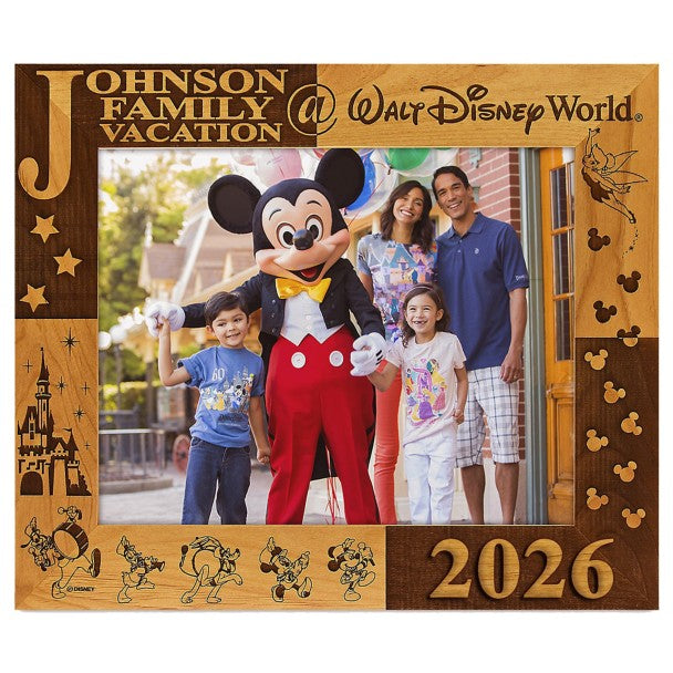 Marco de fotos Walt Disney World 2026 personalizado