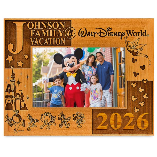 Marco de fotos Walt Disney World 2026 personalizado