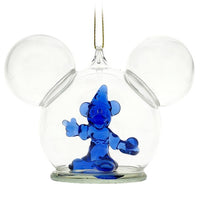 Adorno de vidrio de Mickey, aprendiz de brujo