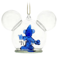 Adorno de vidrio de Mickey, aprendiz de brujo